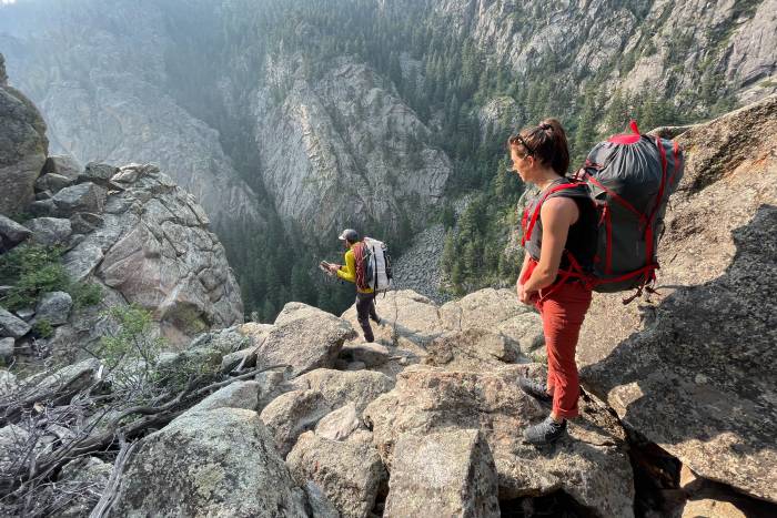 Paige Claassen currently working toward climbing her first 5.15 sport route.