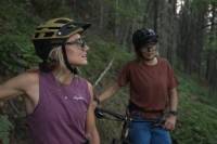 ‘Shred and Flow’: BFGoodrich Rallies Support for MTB Community two women in short sleeves and bike helmets looking off at a trail in the distance