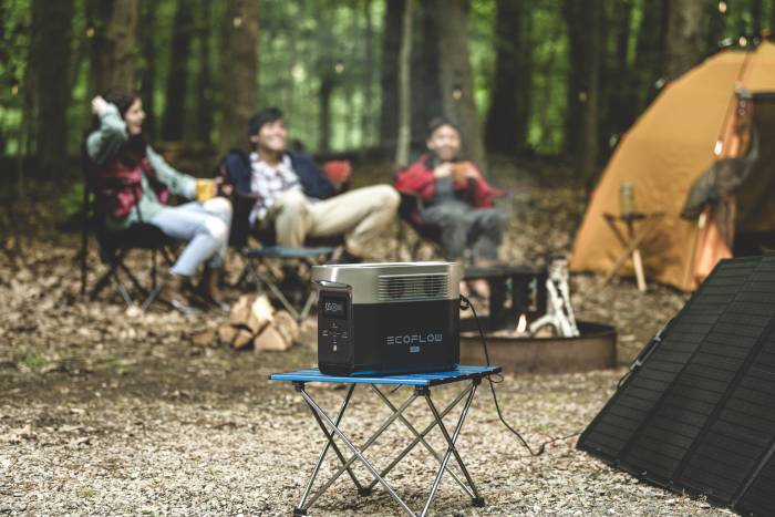 Camping with EcoFlow DELTA mini