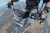 Extreme Sport: Daredevil Flips Out of Plane on Dirtbike, Sticks the Landing Extreme Sport: Daredevil Flips Out of Plane on Dirtbike, Sticks the Landing