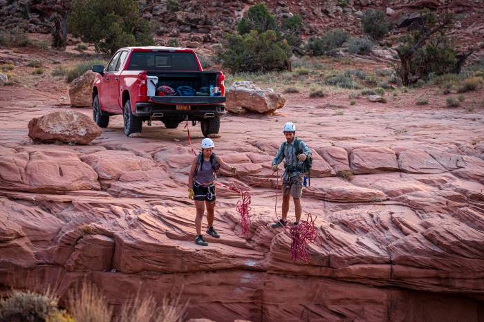 Chevrolet Silverado off the map canyons