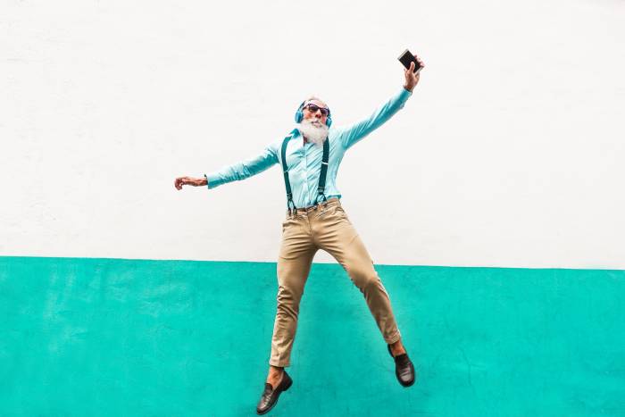 Dancing Man with Phone (photo Disobey Art Shutterstock)