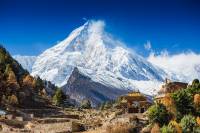 Manaslu is the eighth tallest peak in the world; (photo Olga Danylenko, Shutterstock)