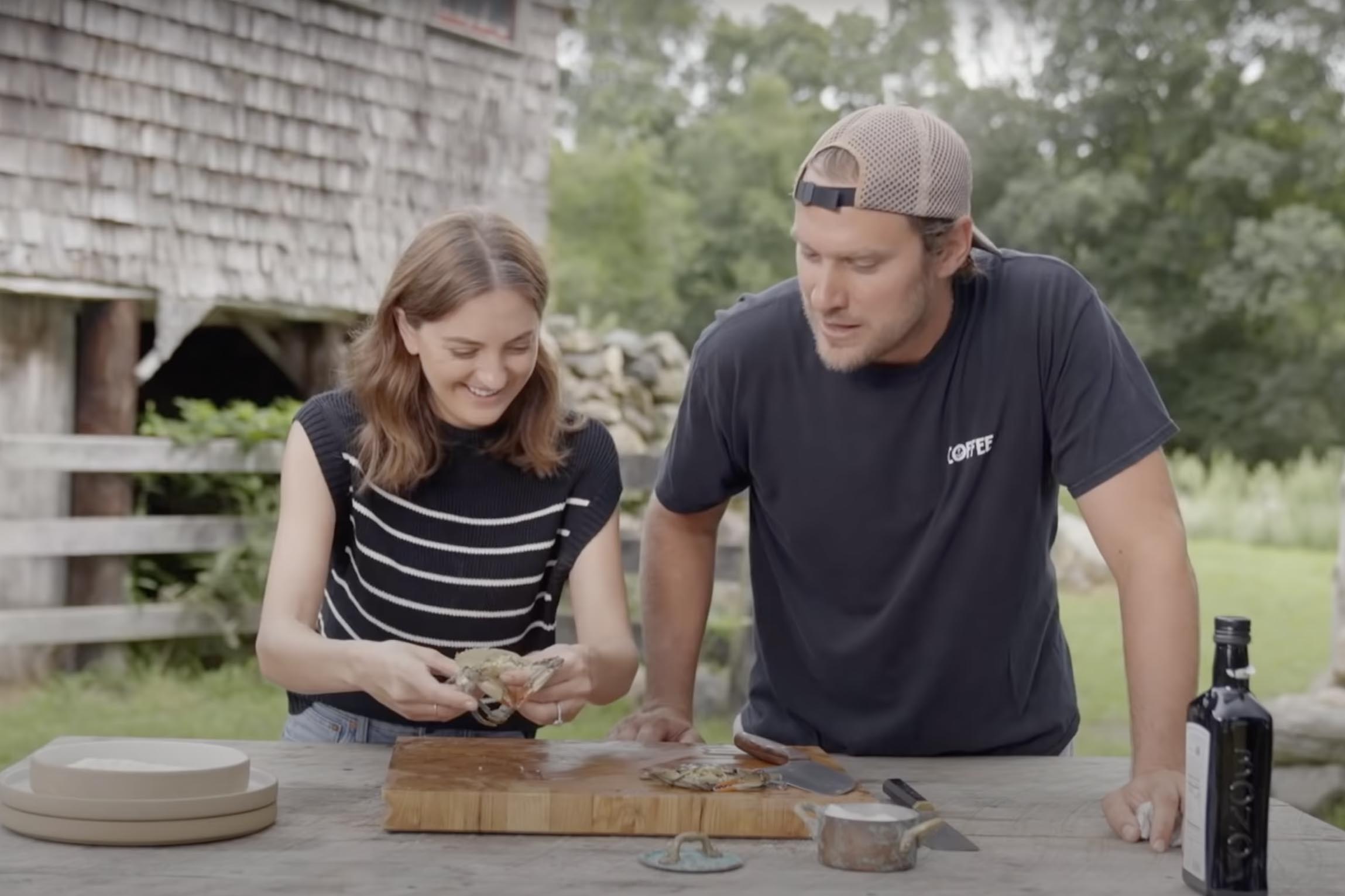 Danielle Prewett cooks with Brad Leone on her new web series 