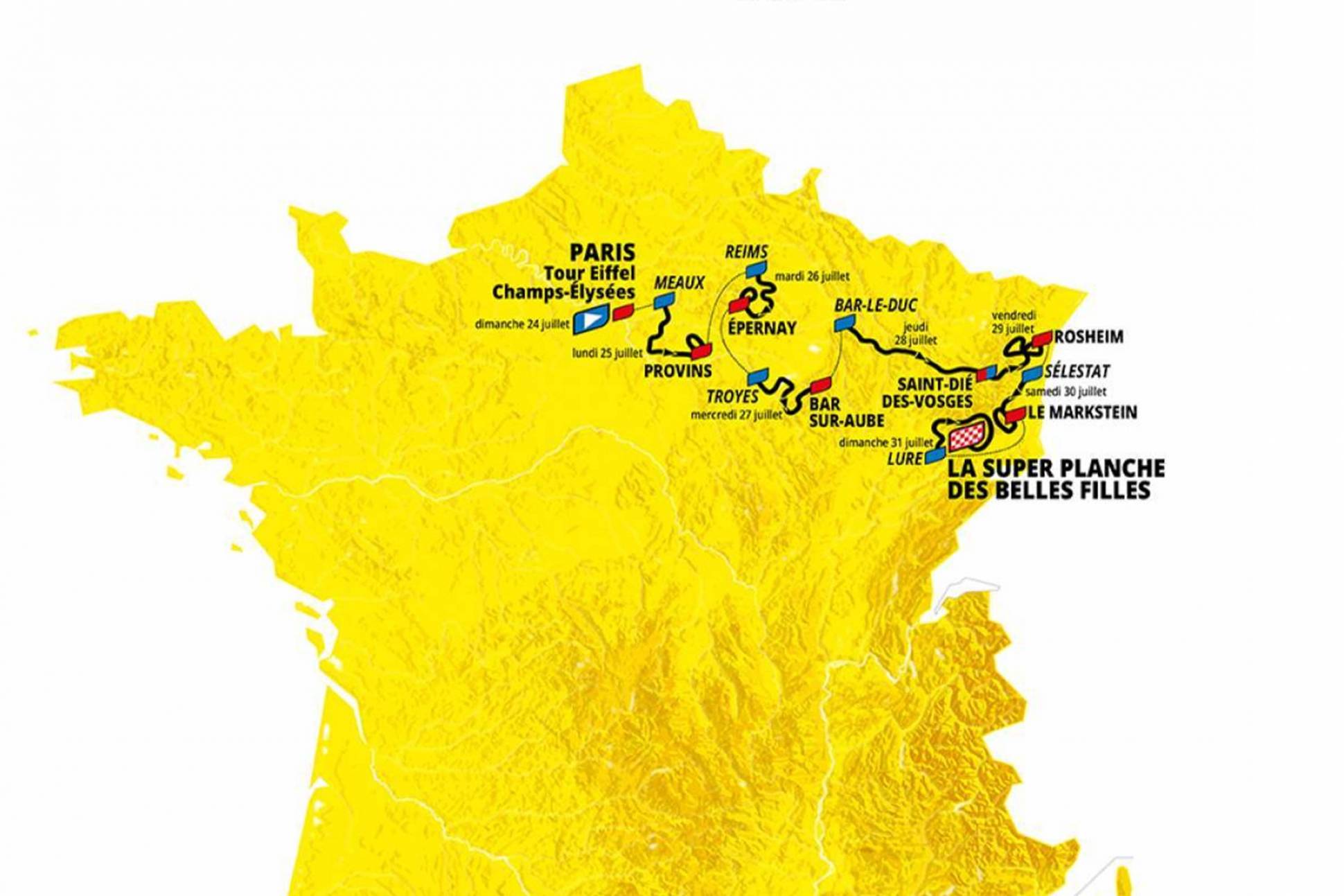 Setting the Stage Officials Announce Women's Tour de France, Route