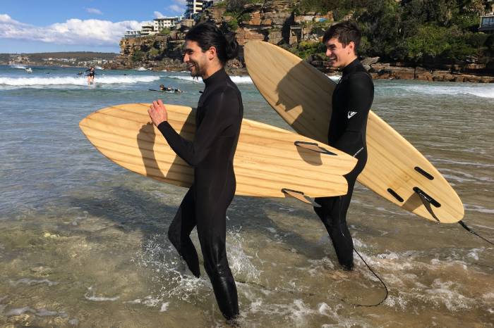 Sine's Biodegradable Surfboard (Photo Emile Theau of Sine Surf)