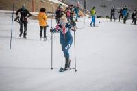 USA Skimo Announces Qualifying Events for Ski Mountaineering Ahead of 2026 Olympics U.S. athlete and 2020 ISMF World Cup champ Grace Staberg in a skimo race