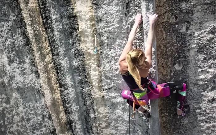 Martina Demmel Spain climbing
