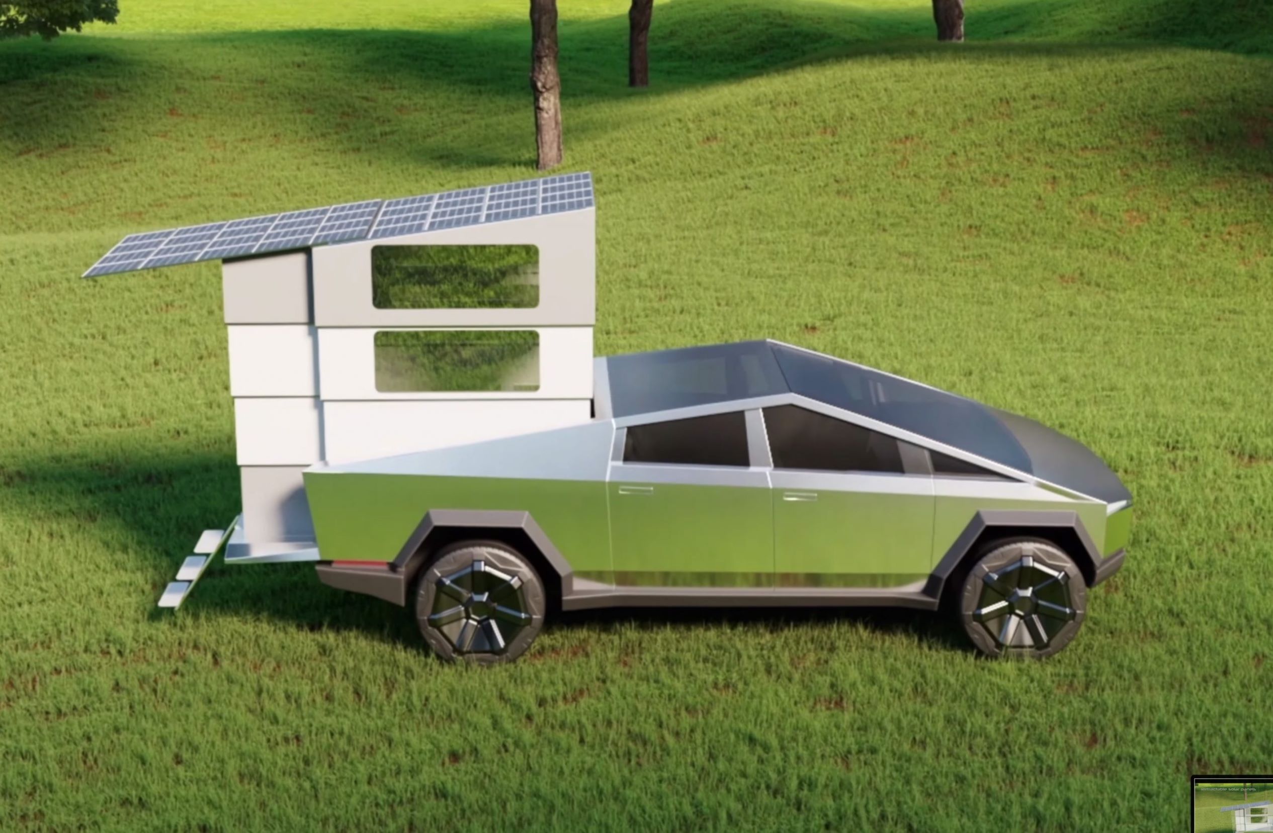 tesla cybertruck cyberlandr