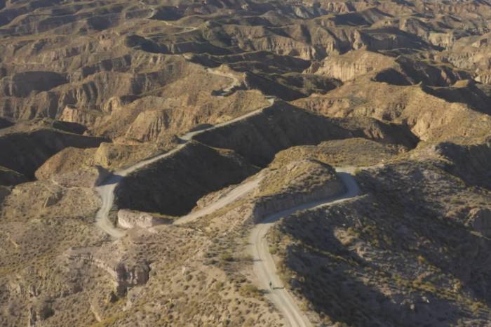 Alistair Brownlee takes on the Badlands gravel cycling challenge