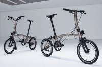 Brompton T Line titanium folding bikes