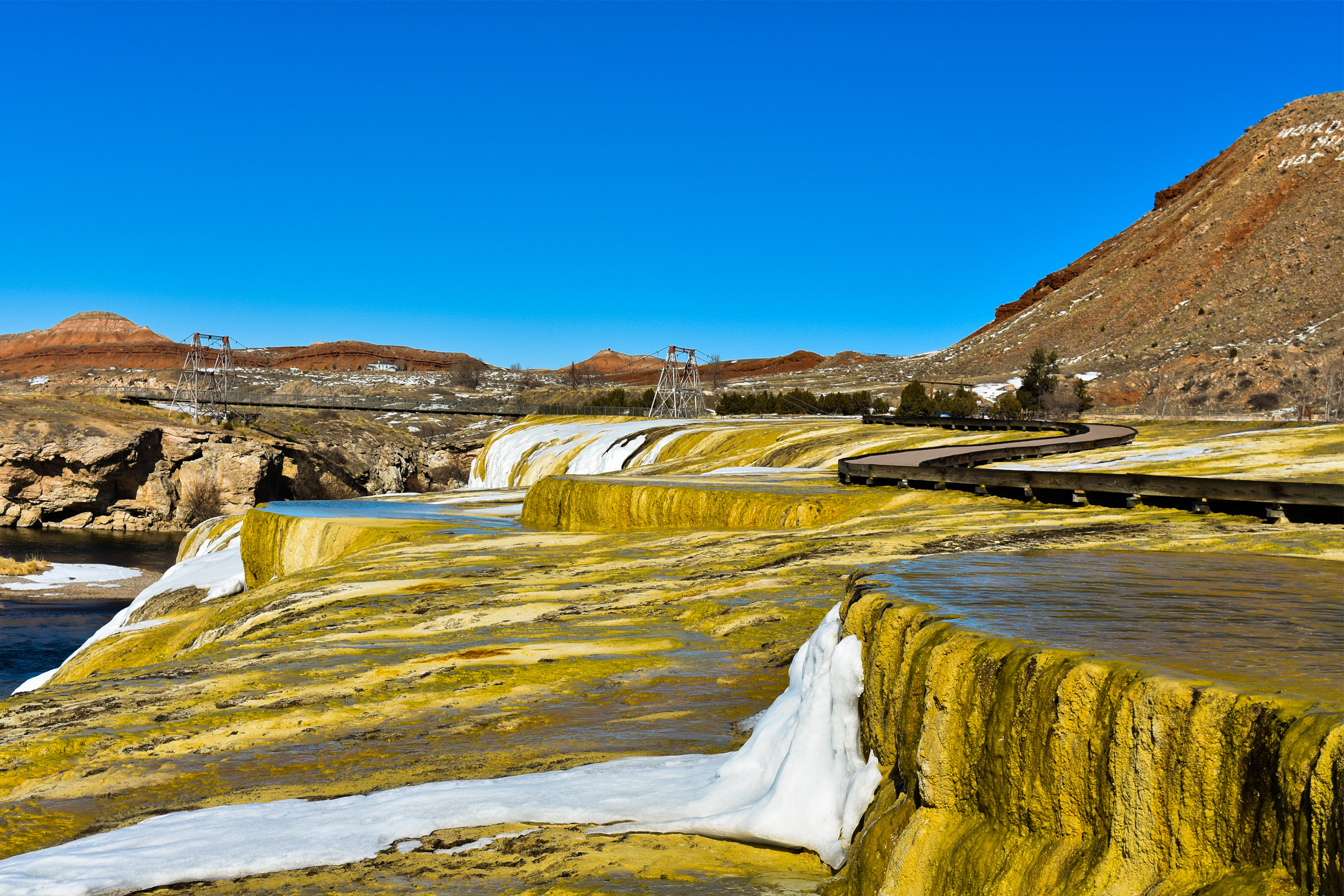 Thermopolis Hot Springs - Hot Springs County, Wyoming Thermopolis Hot Springs - Hot Springs County, Wyoming