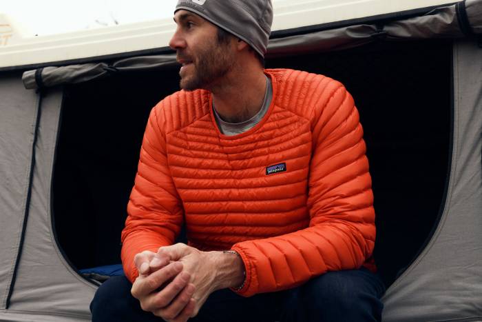 patagonia alpine downlab crew mid-layer