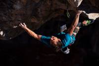 Vegas First Ascent: Jonathan Siegrist Sends Burly 5.15 'Close Encounters' jonathan siegrist 5.15