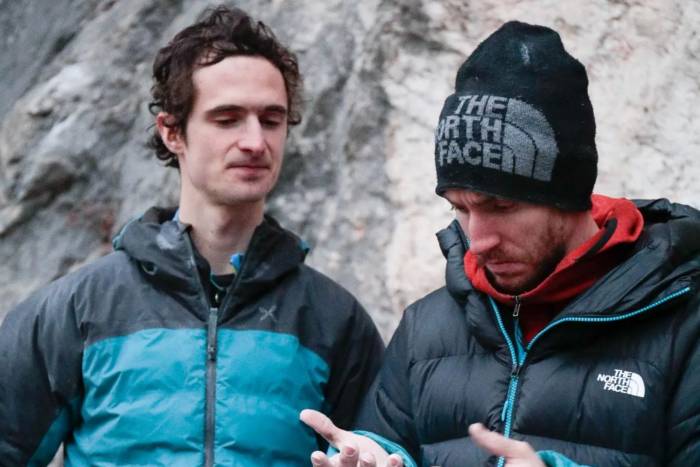 Adam Ondra Stefano Ghisolfi two of the best sport climbers in arco italy