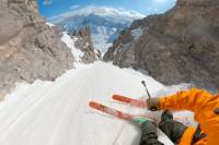 Faction Crushers Ski Steeps in the Dolomites: POV Edit dolomites faction skis POV video