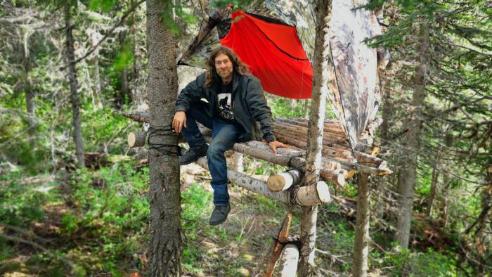 Gregory Ovens faces six charges and over $100,000 in fines for alleged violations of regulations in Banff NP; (still: Ovens Rocky Mountain Bushcraft)