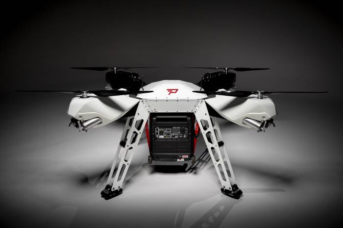 parallel flight firefly firefighting drone heavy lifting