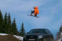 Alternate Reality: Red Bull Flips the Script With 'Uphill' Snowboarding red bull snowboarding