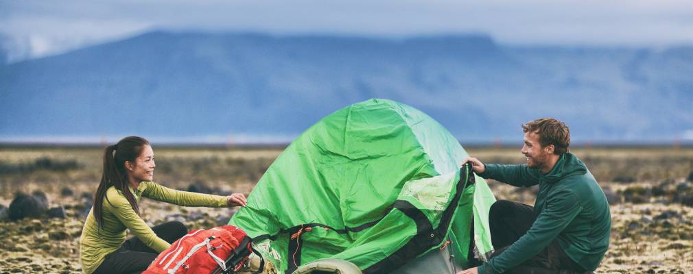 Gear We Love: Our Favorite Gear This Month setting up backpacking tent