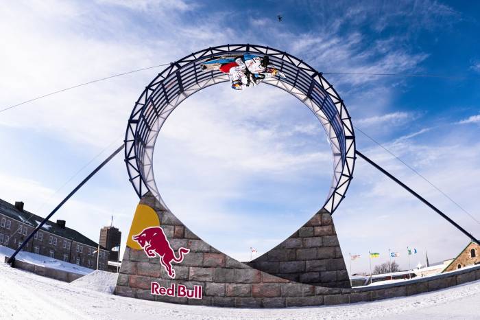 Levi Lavallee performs in Quebec; (photo/Dan Mathieu for Red Bull Content Pool)