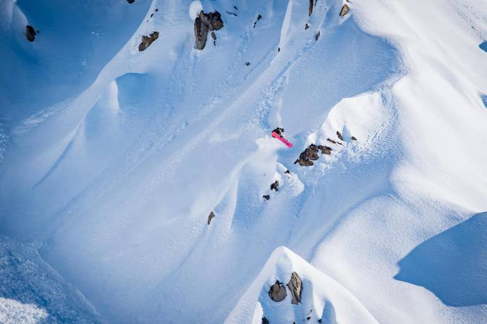 Snowboarder Mikkel Bang