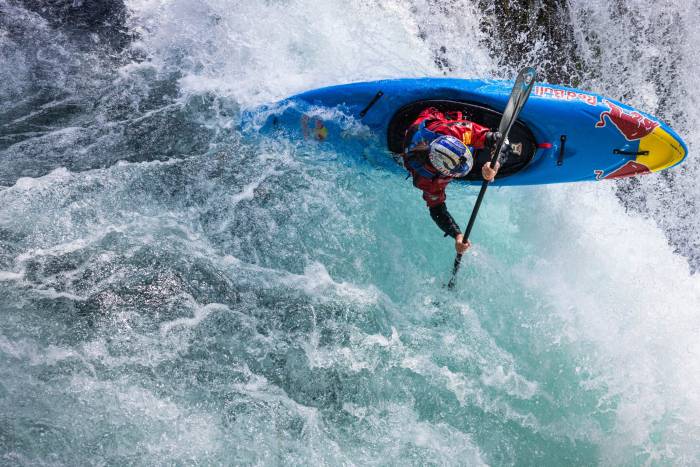 Nouria Newman in 'Wild Waters' kayaking film; (photo/Carl Zoch, courtesy Red Bull Content Pool)