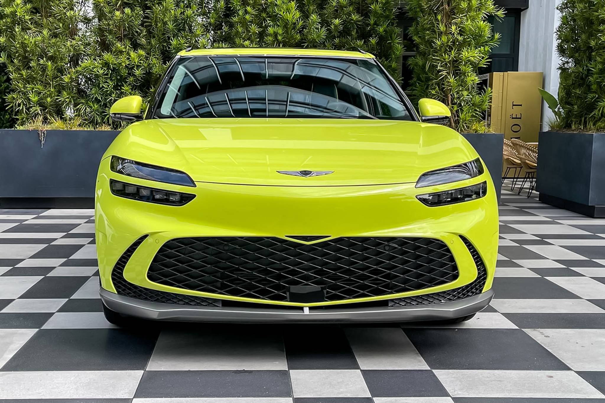 20220426-2023 Genesis GV60 - nose yellow 2023 Genesis GV60