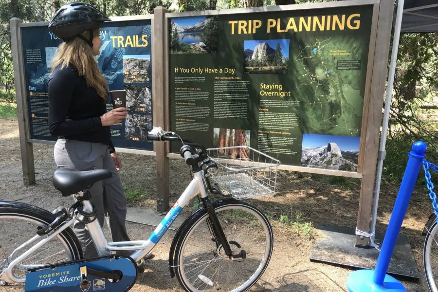 Leave the Car, Borrow a Bike How to Use the Yosemite National Park Bike Share Program GearJunkie