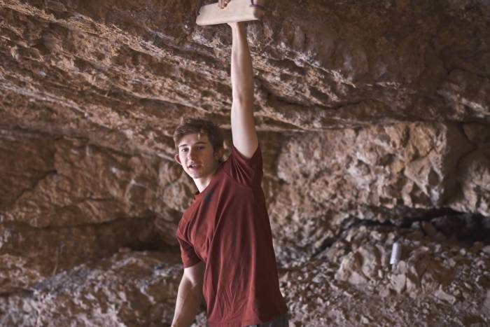 Colin Duffy Utah Hurricave rock climbing