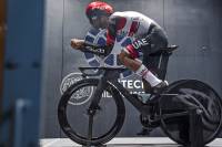 New Colnago Time Trial Bike for the Current Tour de France Champions Colnago TT1 in a wind tunnel