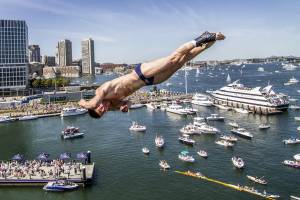 Watch Live: 9 Years Later, Red Bull Cliff Diving Champs Returns to Boston