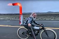 A Homemade Jet Bike?! It's Just as Crazy as It Sounds. crazy rocketman