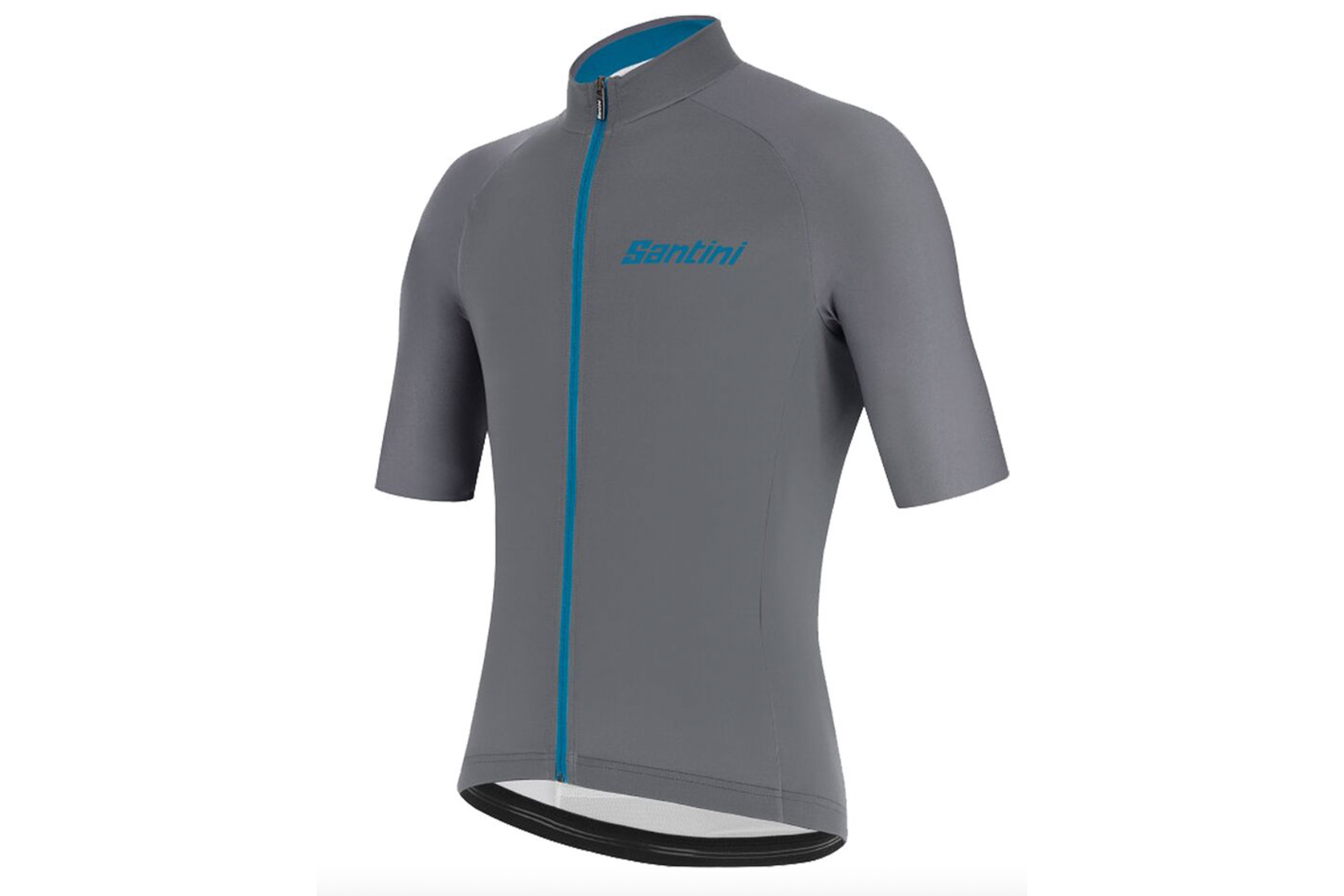 santini jersey short sleeve santini road biking jersey in gray
