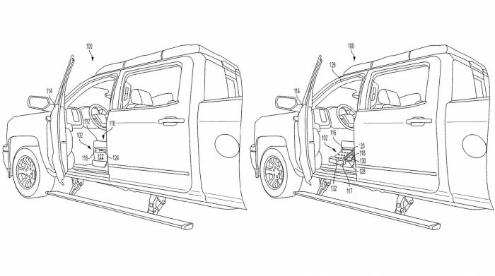Toyota Seat Step Patent