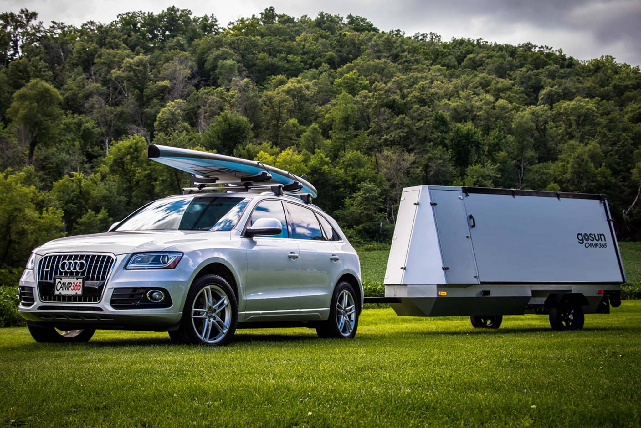 World’s First Fully Solar-Equipped, Fold-Out Camp Trailer | GearJunkie