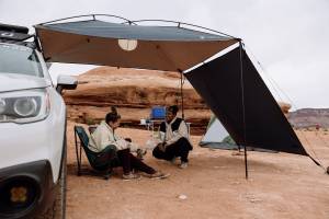 Emerging Gear: Car Camping Privacy Shield, Truck Bed Ski Rack, and More