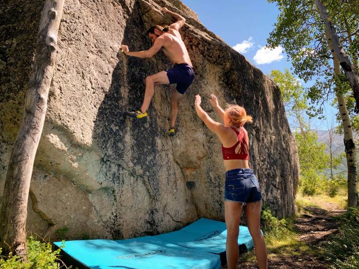 Trango Stratus Crash Pad in Crested Butte