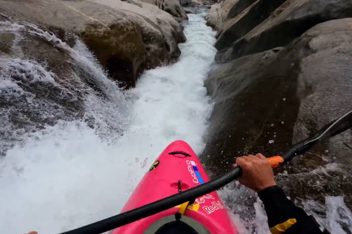 GoPro POV: Kayaking California's Waterfalls