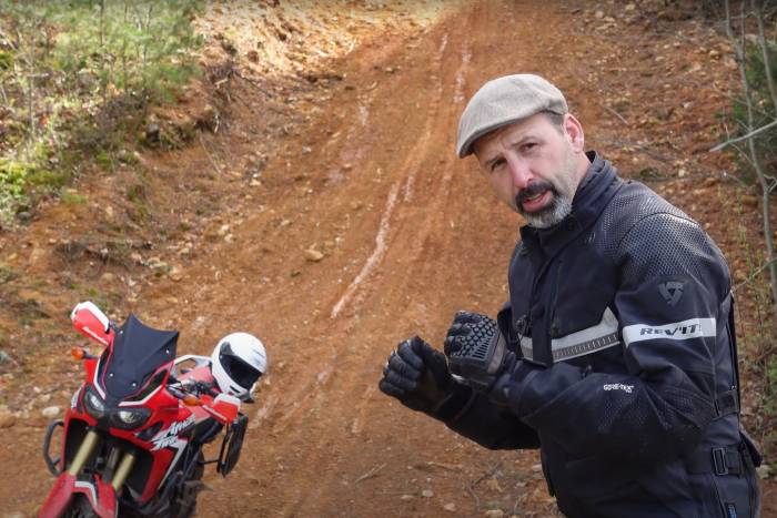 Adventure motorcycle hill climbing techniques