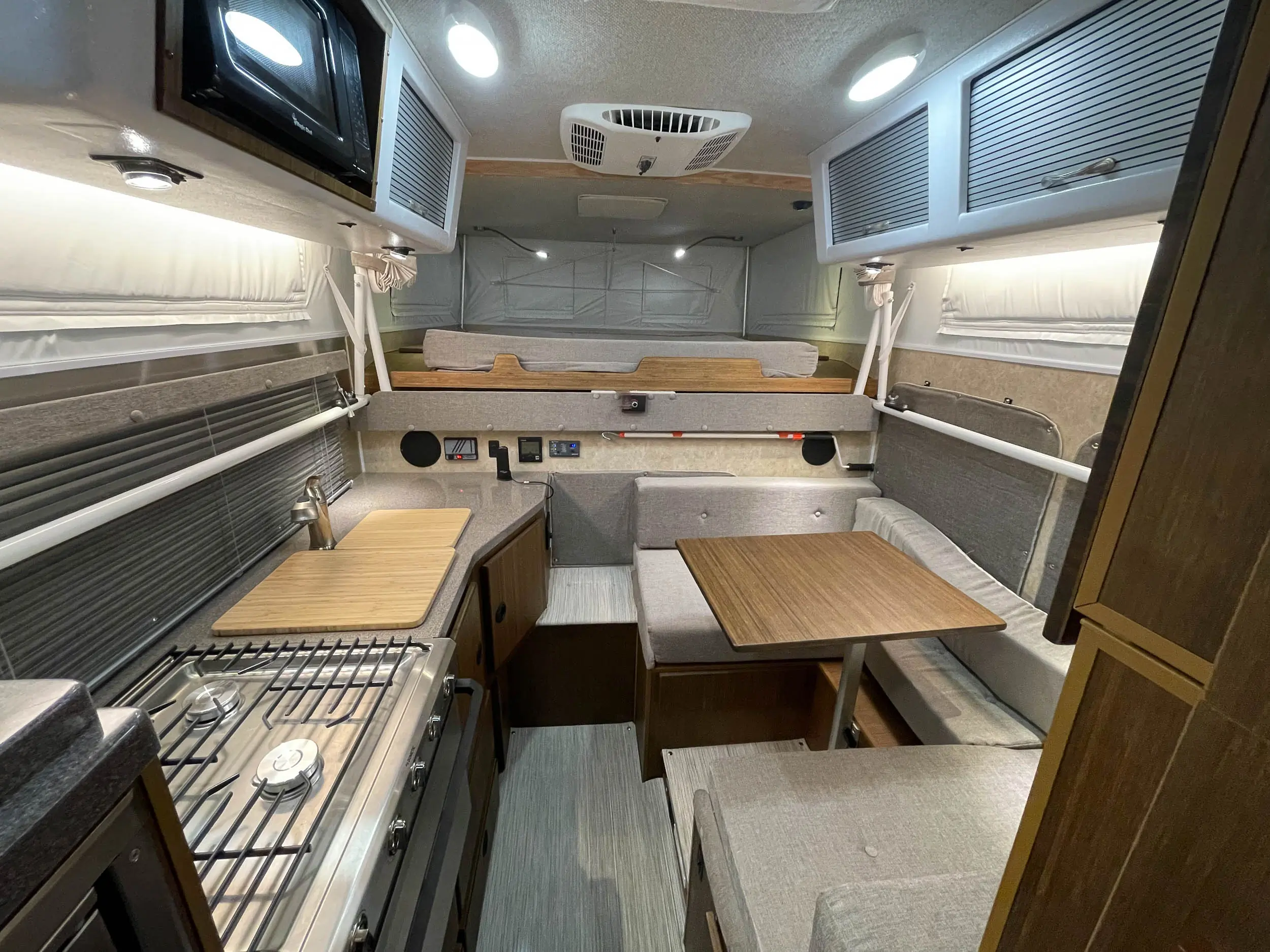 Hallmark Ute truck camper interior