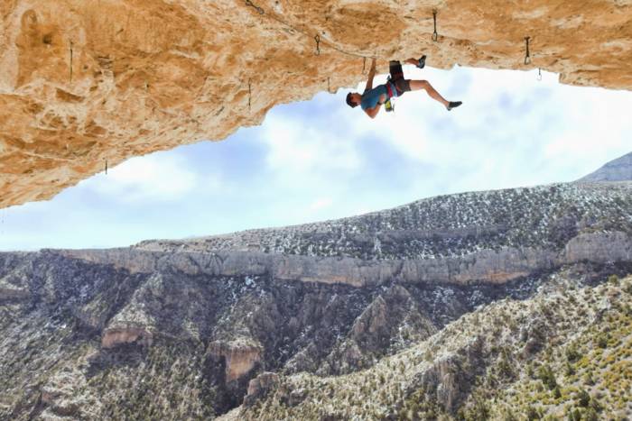 Jordan Cannon Climbs "Countdown to Ecstasy" (5.13a).