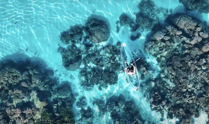 Transparent Kayak Trip in Crystal Clear Water? Yes