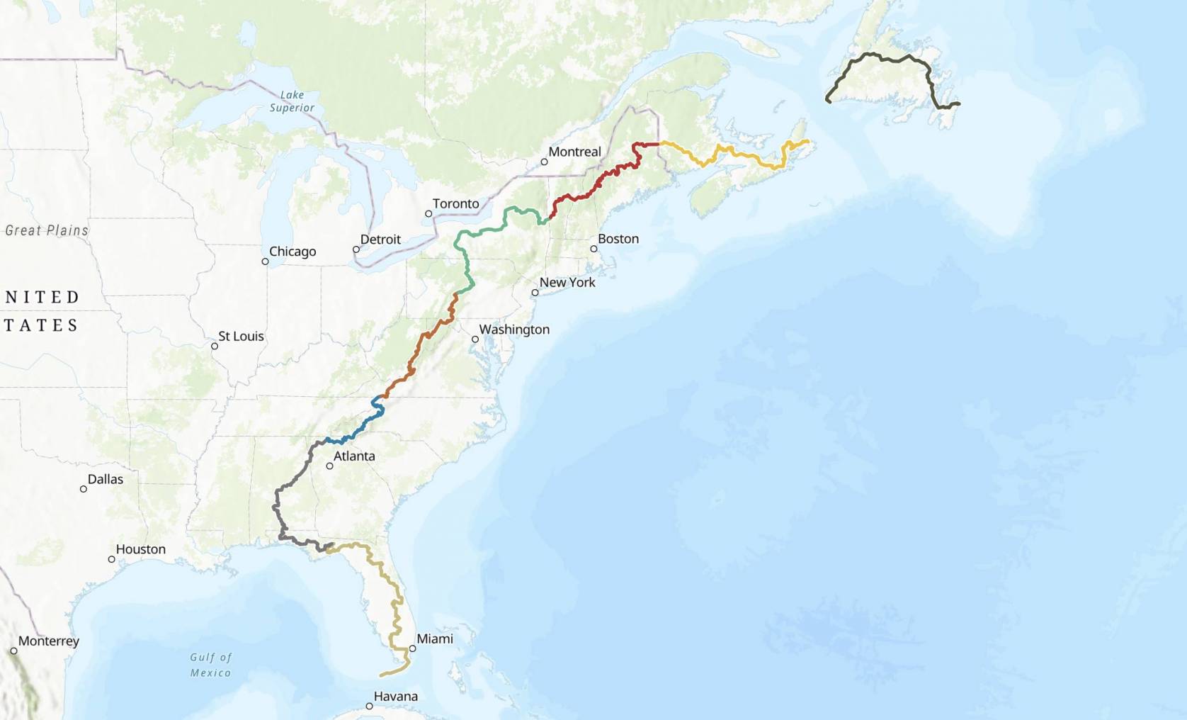 Bikepacker Attempts FirstEver 'Eastern Divide' 5,900Mile ThruRide