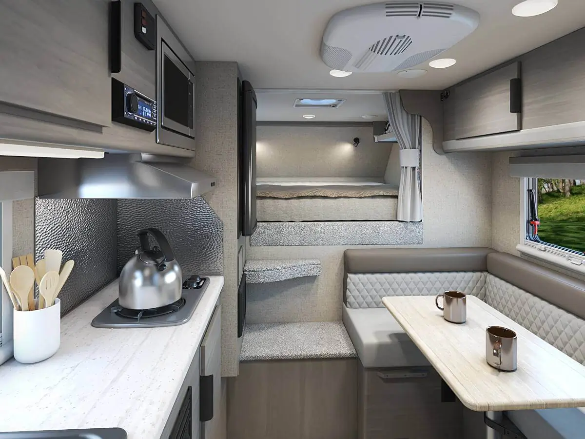 Lance 825 truck camper interior