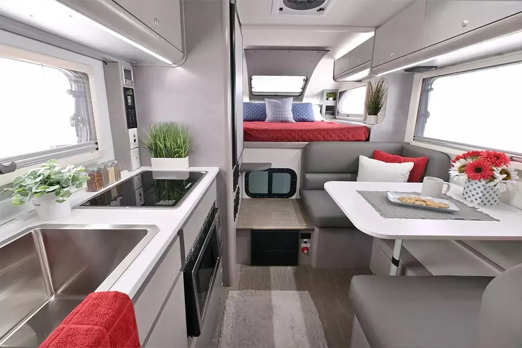 nucamp cirrus 820 interior best truck camper