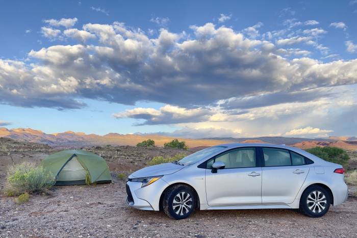 Camping on BLM land in Utah