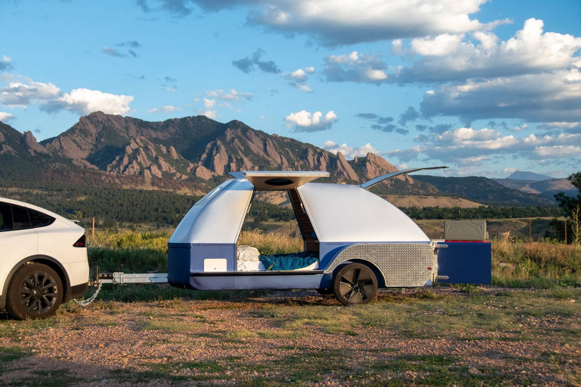Photo inspiration: Portable Wireless Ev Charging For Travel Trailers Reference: These Trailers Charge Your Electric Vehicle Colorado Teardrops Ev