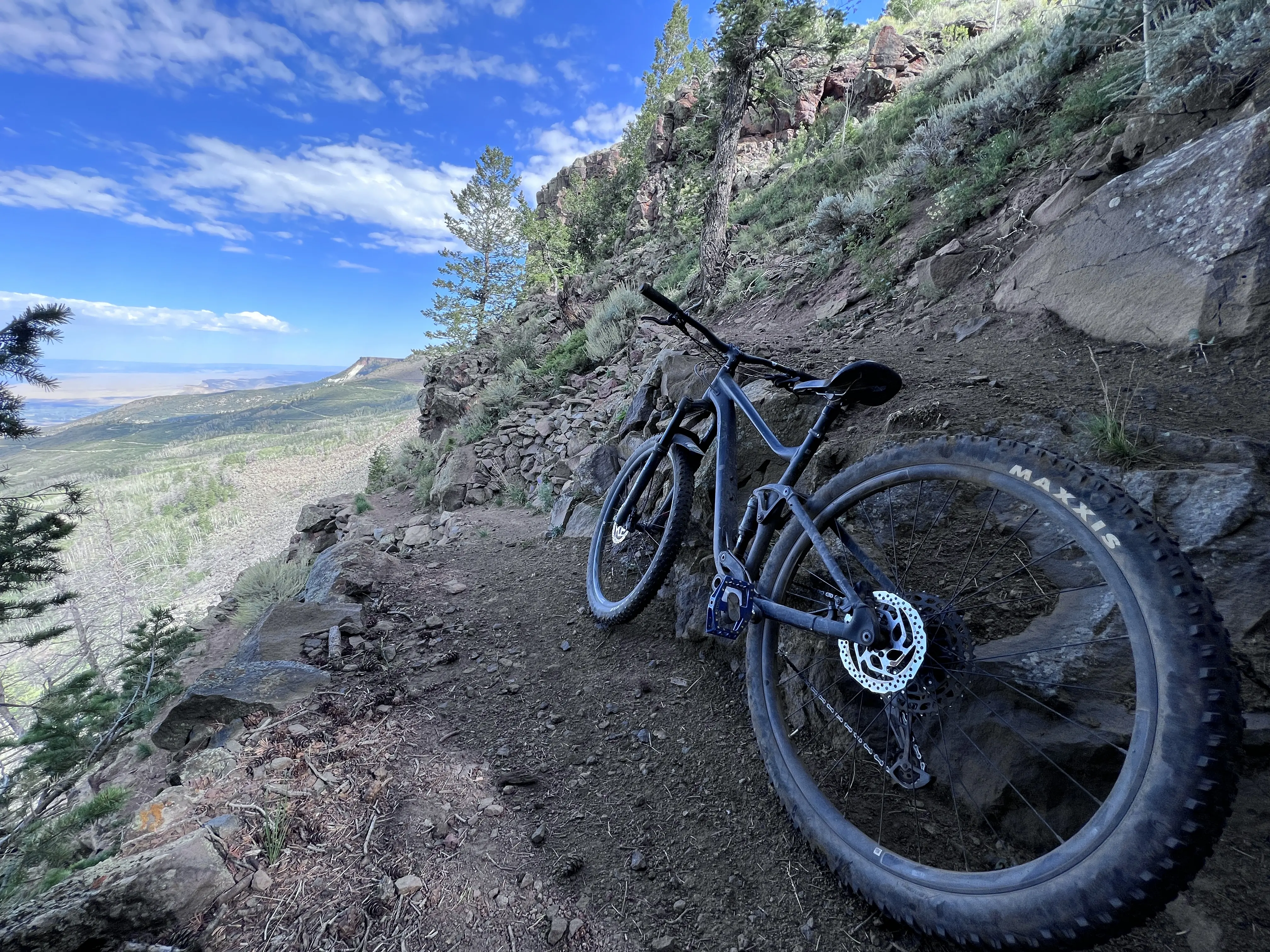 Liv Embolden 1 on the Palisade Plunge route in southwest Colorado. Liv Embolden 1 on the Palisade Plunge route in Southwest Colorado.