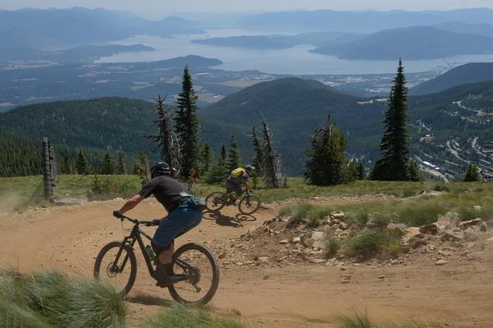 Mountain biking Schweitzer Mountain in Northern Idaho (2)